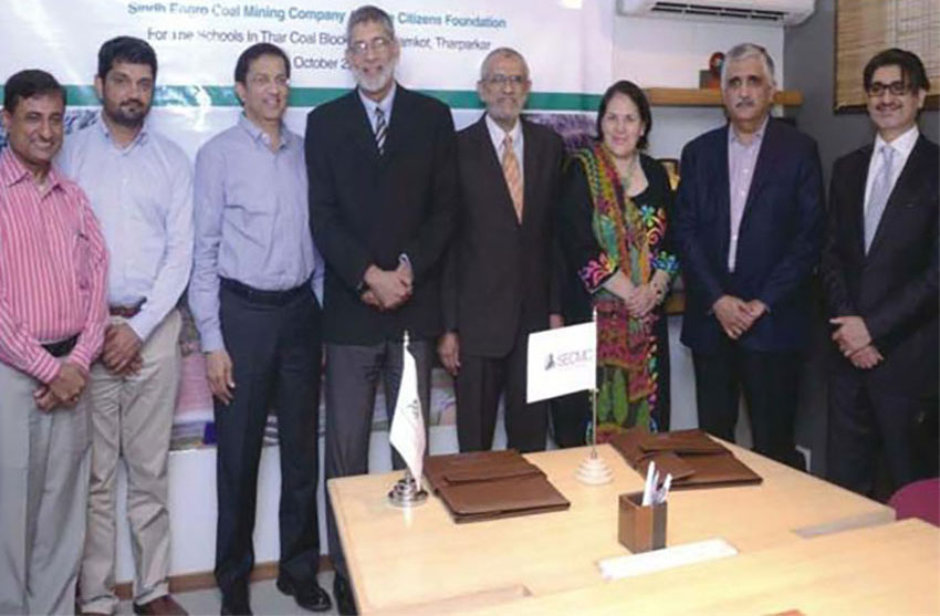SECMC, TCF Sign MOU for RS 150M for Educational Development in Thar
