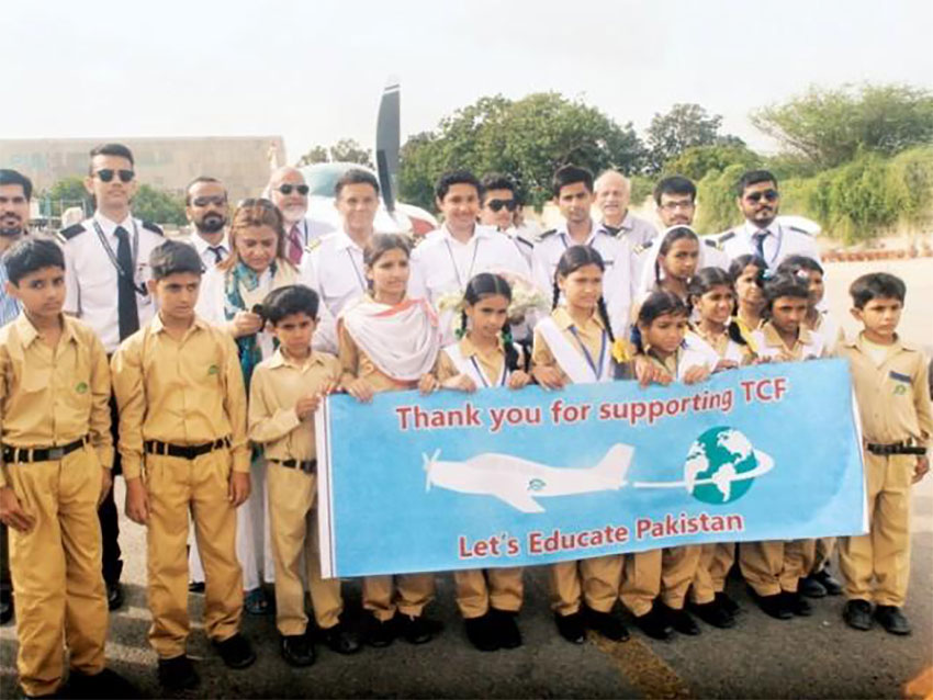 Sky is the Limit: Father-Son Duo hit Karachi as they go around the World in 30 Days
